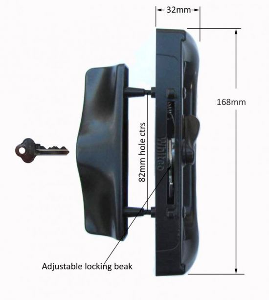 Mawson key locking dimensions