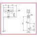290 Timber door angle plate hanger - Dimensions