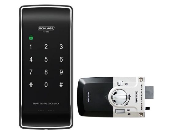 Schlage S-480 Digital Touchpad Rim Lock