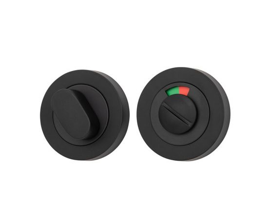 Tradco Round Indicating Privacy Turn Set - BLK