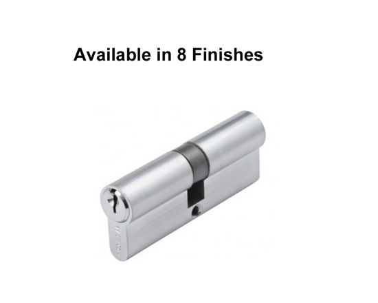 Windsor 80mm Double Key 5 Pin Euro Cylinders