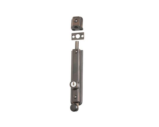 Tradco 150mm Locking Surface Mounted Bolt - AB
