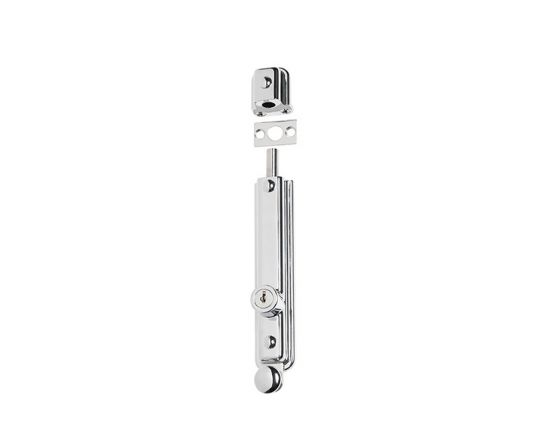 Tradco 150mm Locking Surface Mounted Bolt - CP