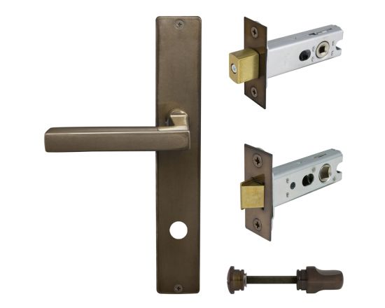 Federal Lever on Rose Privacy Set - AB