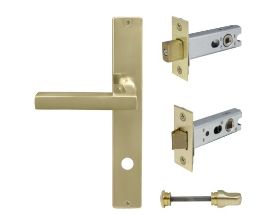 Federal Lever on Rose Privacy Set - USB