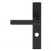 Lumina Lever on Privacy Turn Plate Set - BLK