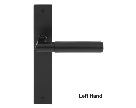 Sona LH Dummy Lever on Plate - BLK