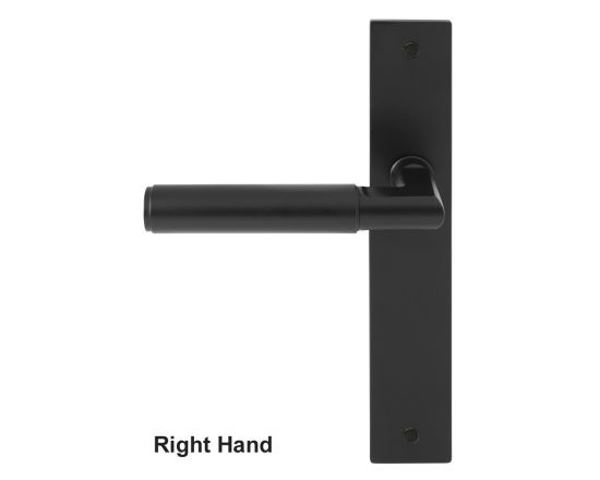 Sona RH Dummy Lever on Plate - BLK