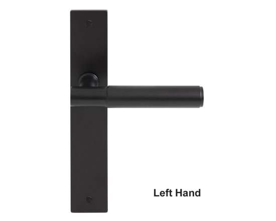 Linear LH Dummy Lever on Plate - BLK