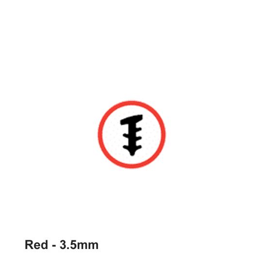 RED PVC Glazing Wedge 3.5mm