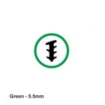GREEN Glazing Wedge 5.5mm - Per Metre