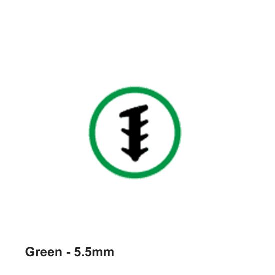 GREEN PVC Glazing Wedge 5.5mm