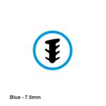 BLUE Glazing Wedge 7.5mm - Per Metre