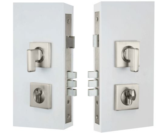 Windsor 1365 Square Mini Lever Lock Set - BN