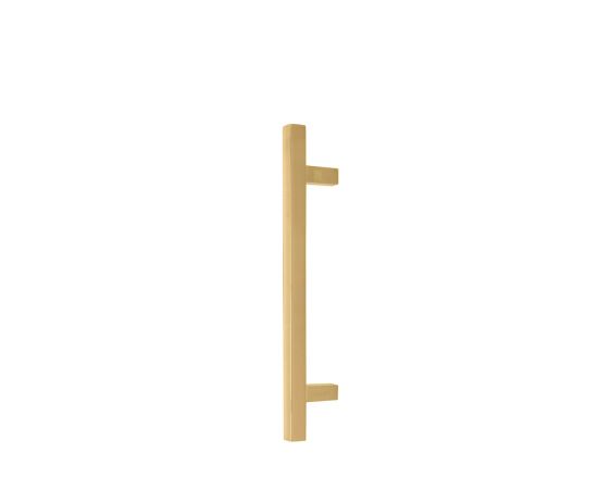 Square 300mm Solid Brass Entrance Handle - UB