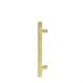Square 300mm Solid Brass Entrance Handle - SB