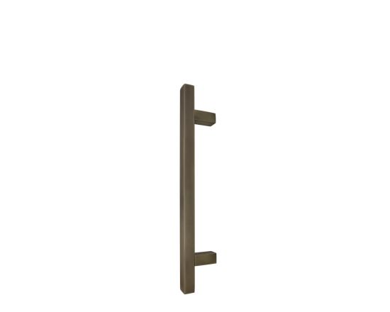 Square 300mm Solid Brass Entrance Handle - RB