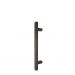 Square 300mm Solid Brass Entrance Handle - DRB