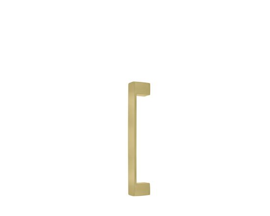 Square 235mm Solid Brass Entrance Handle - MSB