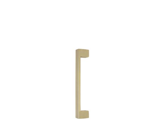 Square 235mm Solid Brass Entrance Handle - MB