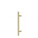 Round 300mm Solid Brass Entrance Handle - PB