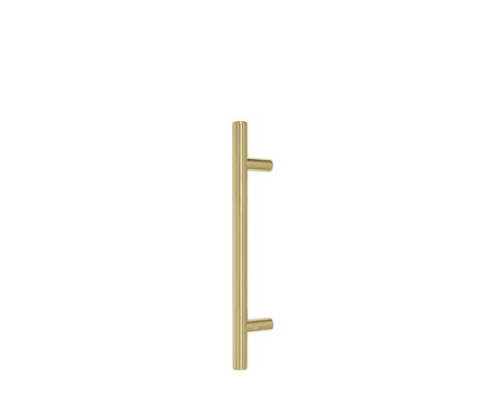 Round 300mm Solid Brass Entrance Handle - PB