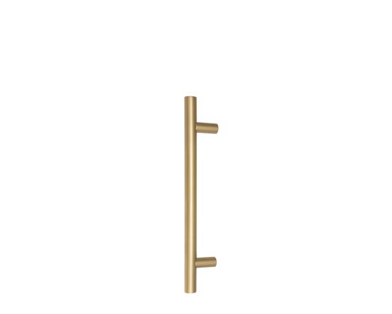 Round 300mm Solid Brass Entrance Handle - MB