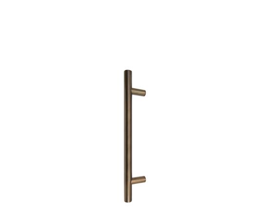 Round 300mm Solid Brass Entrance Handle - AB