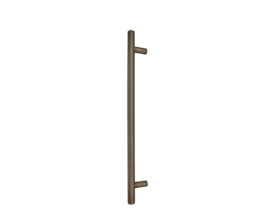 Round 400mm Solid Brass Entrance Handle - RB