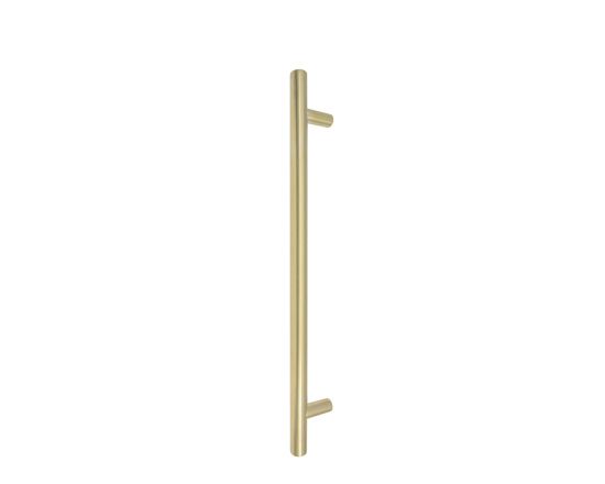 Round 400mm Solid Brass Entrance Handle - USB