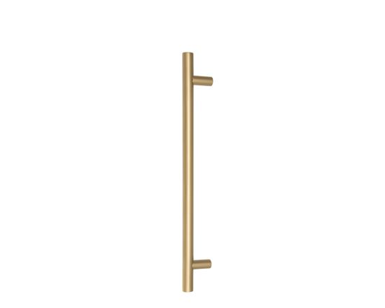 Round 400mm Solid Brass Entrance Handle - MB