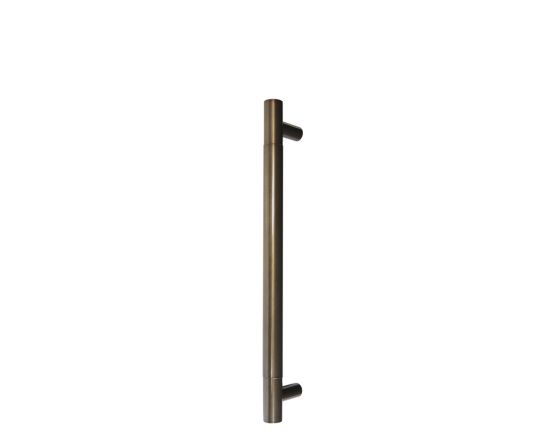 Milford 400mm Solid Brass Entrance Handle - AB