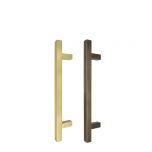 Square Solid Brass Pull Handle Set - 300mm
