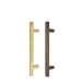 Square 300mm Solid Brass Entrance Handles