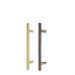 Round 300mm Solid Brass Entrance Handles