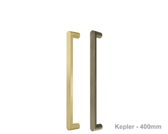 Kepler 400mm Solid Brass Entrance Handles