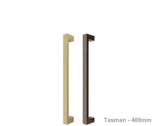 Tasman 400mm Solid Brass Entrance Handles