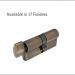 Windsor 5 Pin 70mm Key & Turn Euro Cylinders