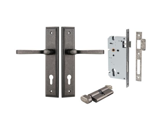 Annecy Lever on Stepped Plate Entrance Set - DN