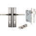 Annecy Lever on Stepped Plate Entrance Set - SN