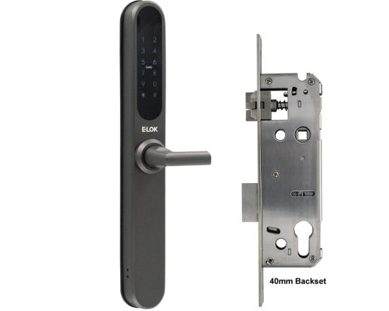 E-LOK 915 Smart Snib Lockset - GM w/ 40mm Backset