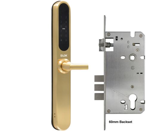 E-LOK 915 Smart Snib Lockset - SB w/ 60mm Backset