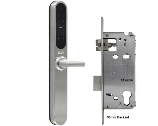 E-LOK 915 Smart Snib Lockset - SS w/ 50mm Backset