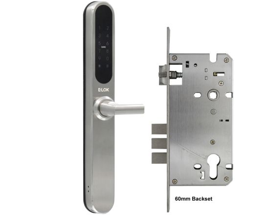E-LOK 915 Smart Snib Lockset - SS w/ 60mm Backset