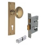 Victorian Knob - Euro Key Locking Set