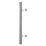 Square Offset Entrance Pull Handle Set - SS