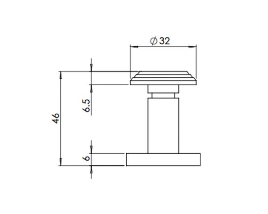 Madinoz Fire rated door viewer dimensions