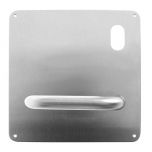 202 Series Interior Plate With Cyl Hole &  Lever - SS