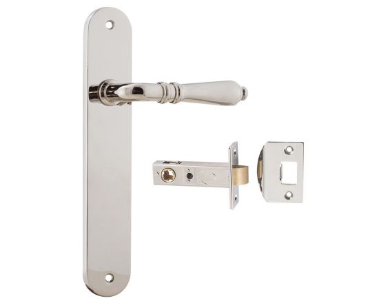 Sarlat lever on plate passage set - Polished Nickel