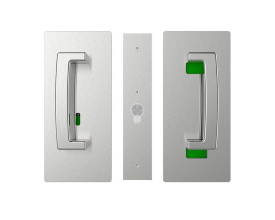 CL406 ADA LH Emergency Release/RH Snib Magnetic Privacy Set Configuration